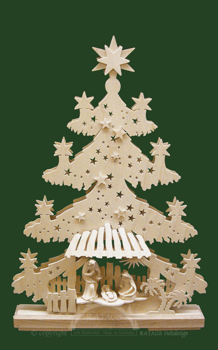 Mini LED Schwibbogen Wind Light Arc Wood Wreath Christmas Wood Art Deco 